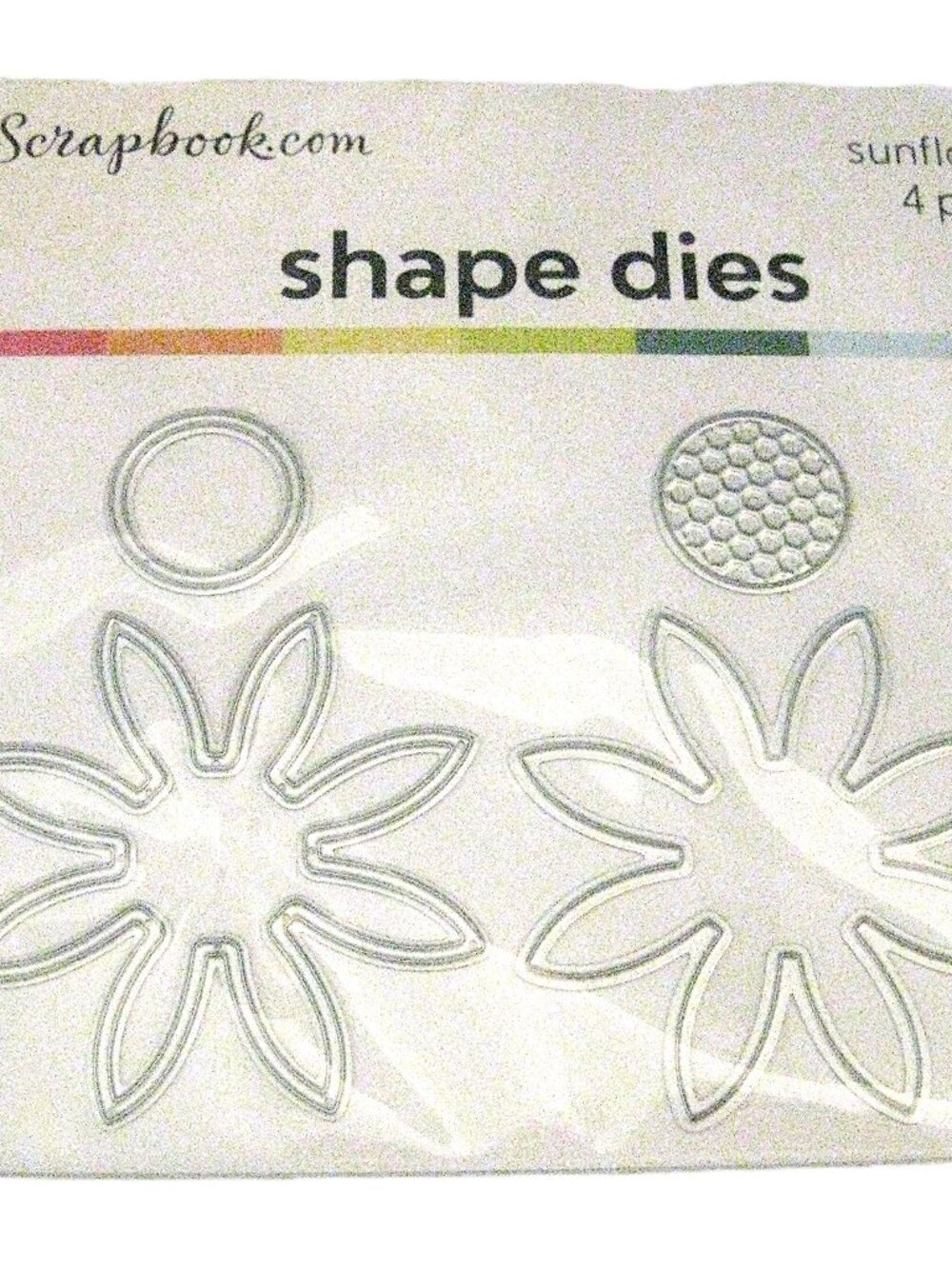 Scrapbook.com  Sunflower Dies   4 pc  -  New in Package!